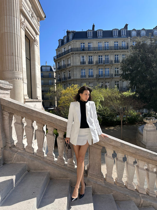 VALENNA linen SKORT